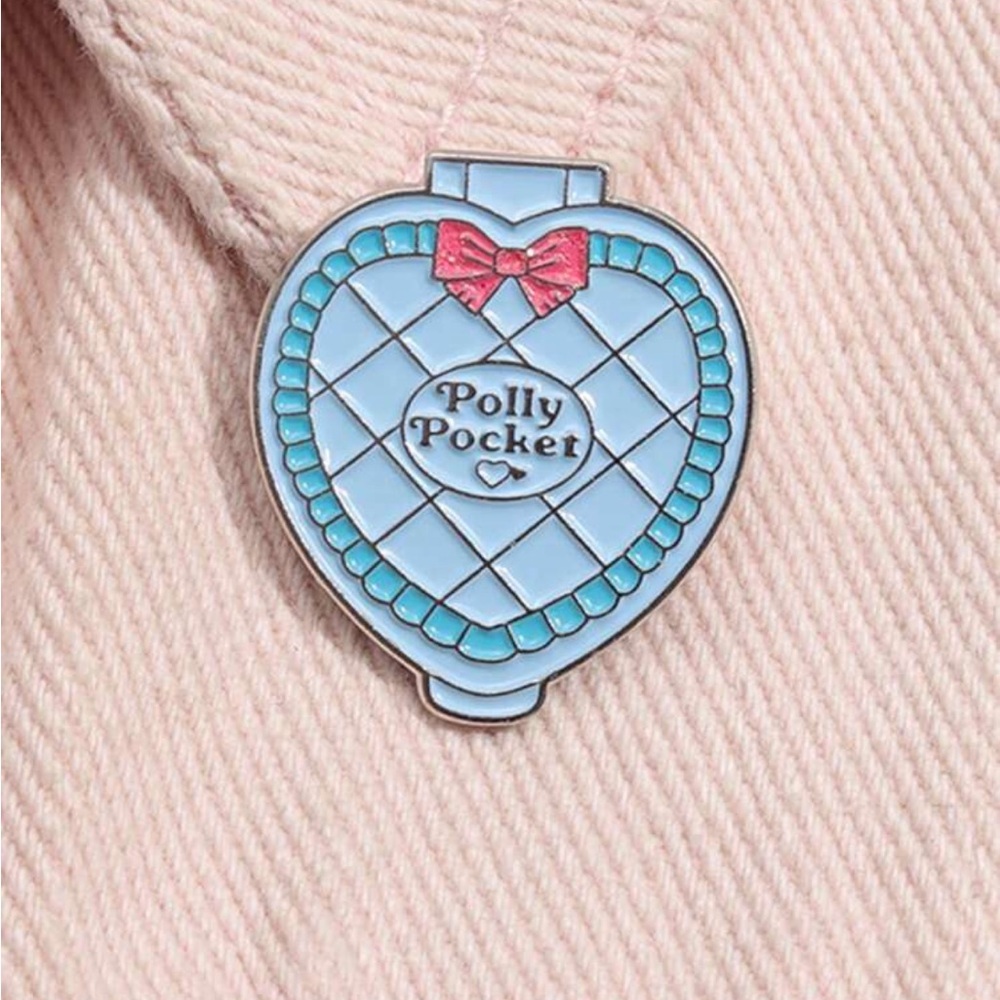 Polly Pocket Heart Enamel Pin